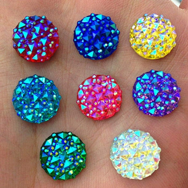 10-40pcs 14mm Round Crystal Acrylic Rhinestone Flatback Ornament Decoration DIY 10-40pcs 14mm Round Crystal Acrylic Rhinestone Flatback Ornament Decoration DIY